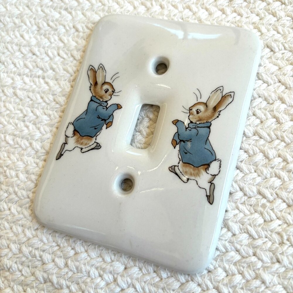 Vintage Peter Rabbit Light Switch Cover